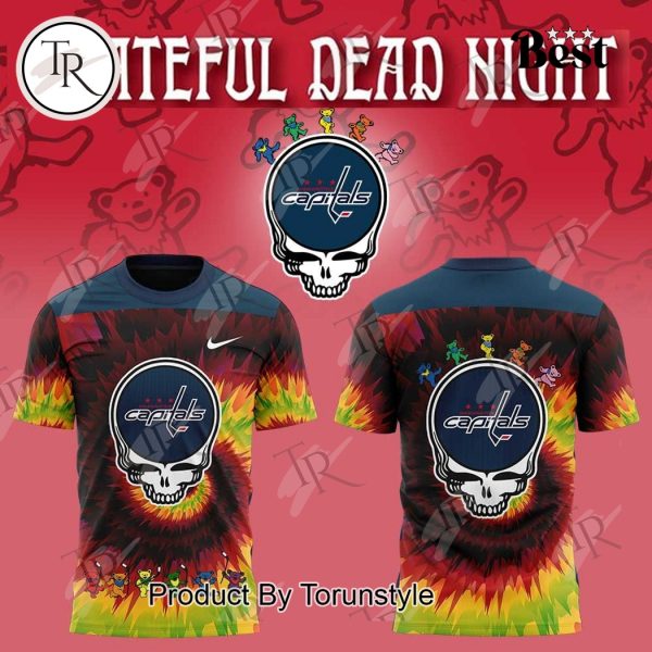 Washington Capitals NHL Grateful Dead Night Hoodie