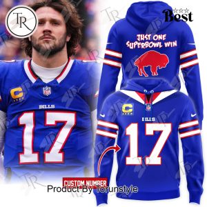 Buffalo Bills Just One Superbowl Win Custom Name Hoodie