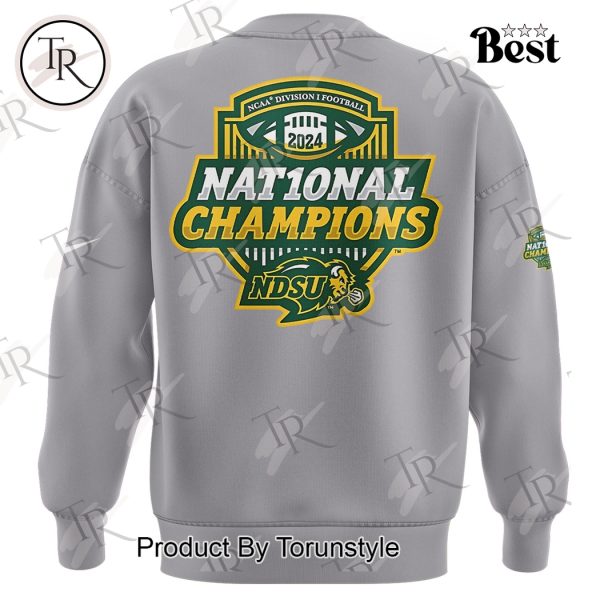 NCAA Division I Football 2024 Nat10nal Champions North Dakota State Bison NCAA Hoodie