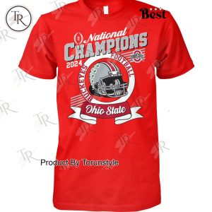 2024 Ohio State Buckeyes Football National Champions T-Shirt