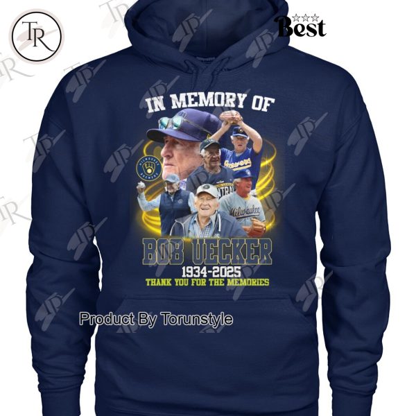 Bob Uecker 1934-2025 In Memory Of, Thank You For The Memories T-Shirt