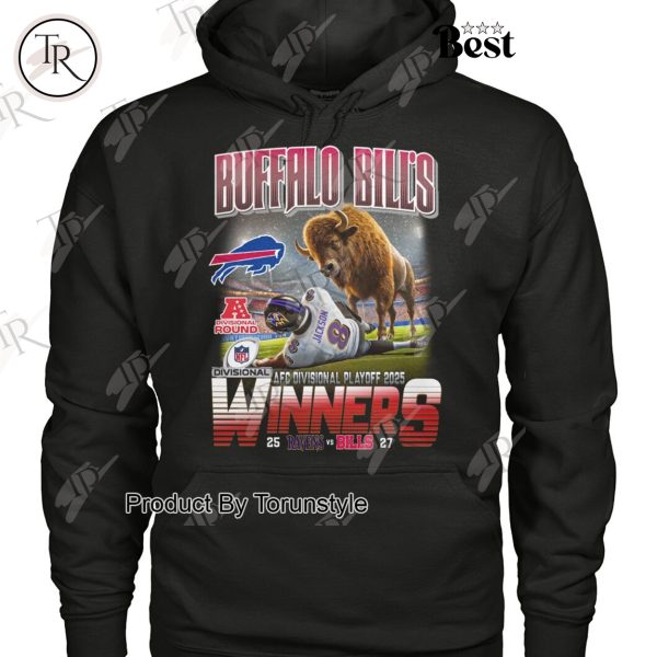 Buffalo Bills AFC Divisional Playoff 2025 Winners T-Shirt