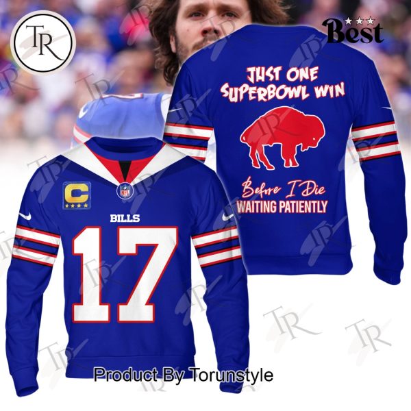 Buffalo Bills Just One Superbowl Win Custom Name Hoodie