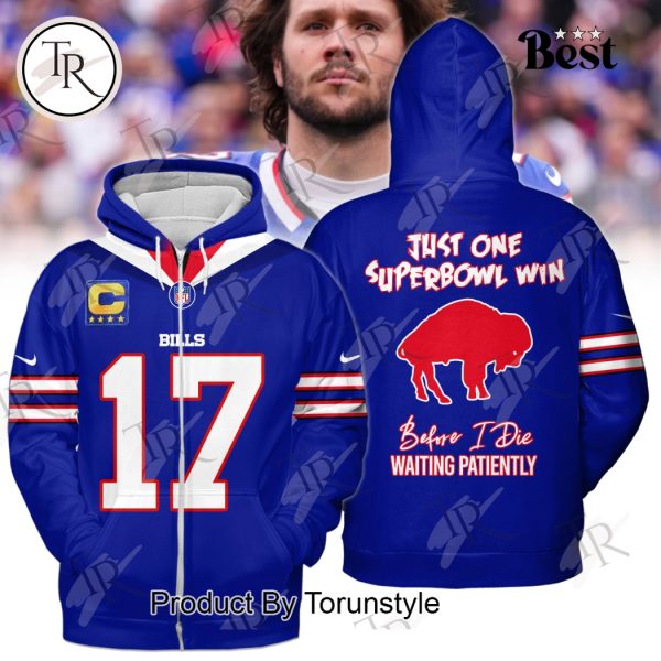 Buffalo Bills Just One Superbowl Win Custom Name Hoodie