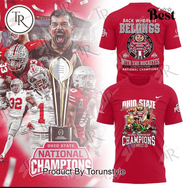 Back Where It Belongs With The Ohio State National Championship Hoodie