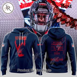 H-Town AFC South Champions 2024 Houston Texans NFL Hoodie