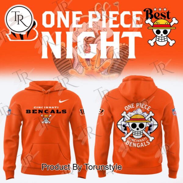 Cincinnati Bengals NFL One Piece Night 2025 Hoodie