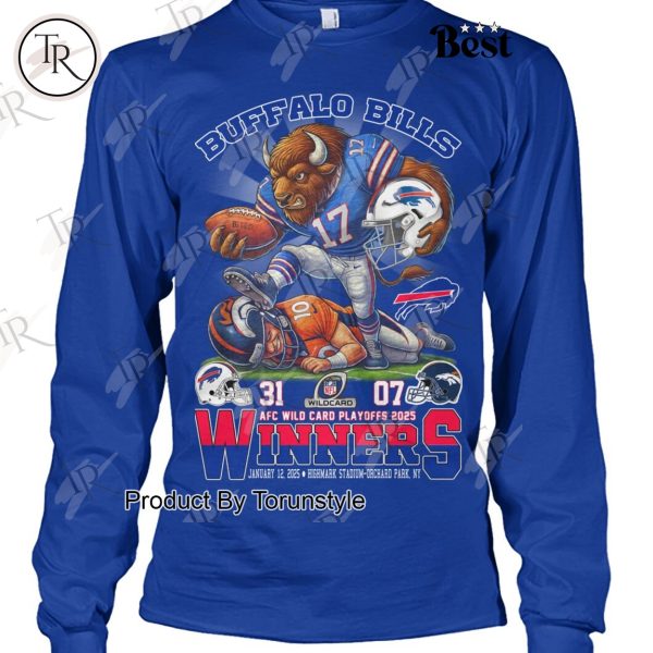 NFL Buffalo Bills AFC Wild Card Playoff 2025 Winners T-Shirt