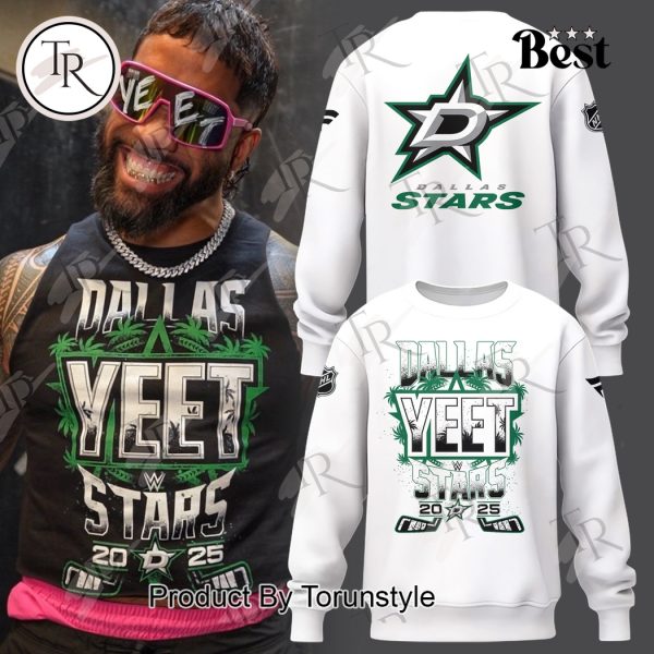 Dallas Stars “Yeet” 2025 Hoodie – White