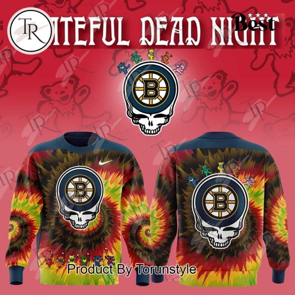 Boston Bruins NHL Grateful Dead Night Hoodie