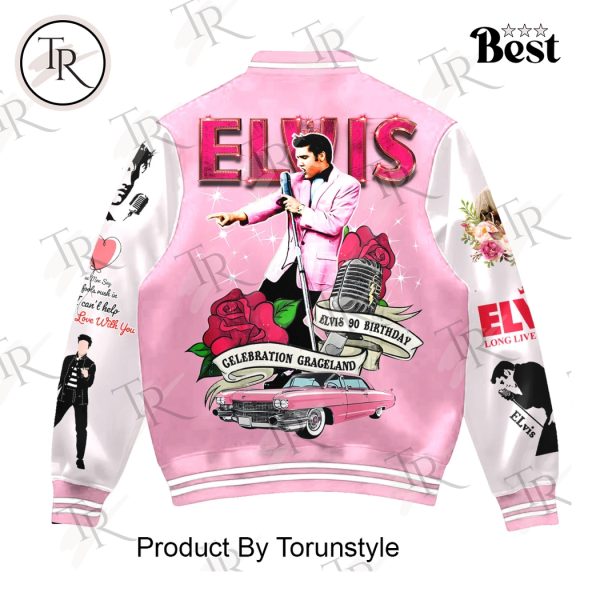 Elvis Presley 90 Birthday Celebration Graceland 2025 Baseball Jacket