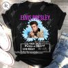 Elvis Presley 90th Anniversary 1935-2025 King Of Rock Thank You For The Memories T-Shirt – Grey