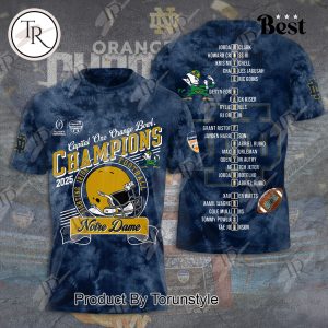 Capital One Orange Bowl Champions 2025 Notre Dame Fighting Irish Football NCAA Hoodie