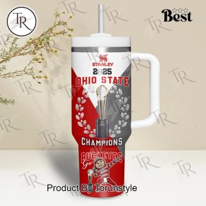 2025 National Championship Ohio State NCAA, Go Buckeyes 40oz Tumbler