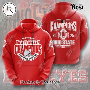 College Football National Champions 20 Ohio State NCAA 25 Hoodie