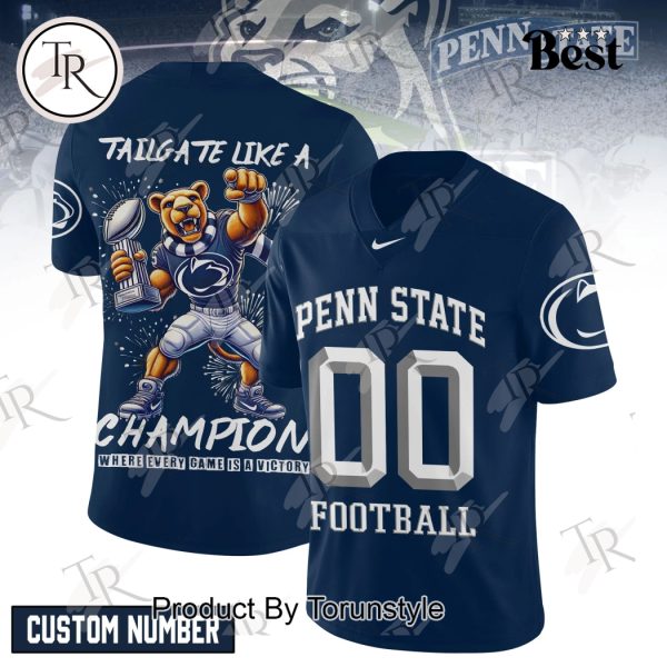 Tailgate Like A Champions Penn State Football NCAA Custom Name Football Jersey