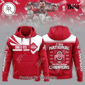 National Ohio State Buckeyes Champions “9-Times” Hoodie