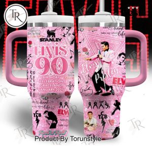 Stanley Elvis 90 Birthday Celebration Graceland, January, 2025 40oz Tumbler