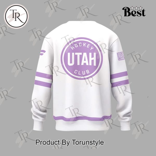 Utah Hockey Club Hockey Fights Cancer Hoodie