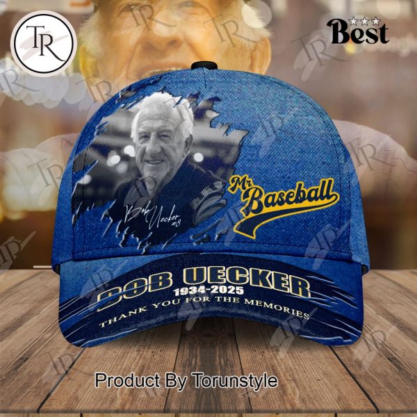 Mr.Baseball Bob Uecker 1934-2025 Thank You For The Memories Cap