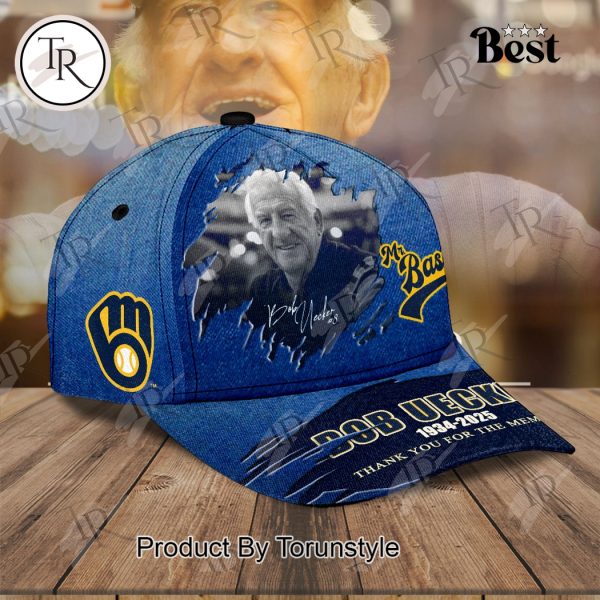 Mr.Baseball Bob Uecker 1934-2025 Thank You For The Memories Cap