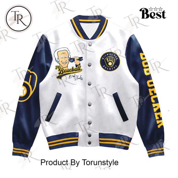 Mr.Baseball Bob Uecker 1946 -2025 Thank You For The Memories Baseball Jacket