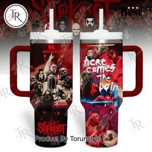 Slipknot Here Comes The Pain 40oz Tumbler