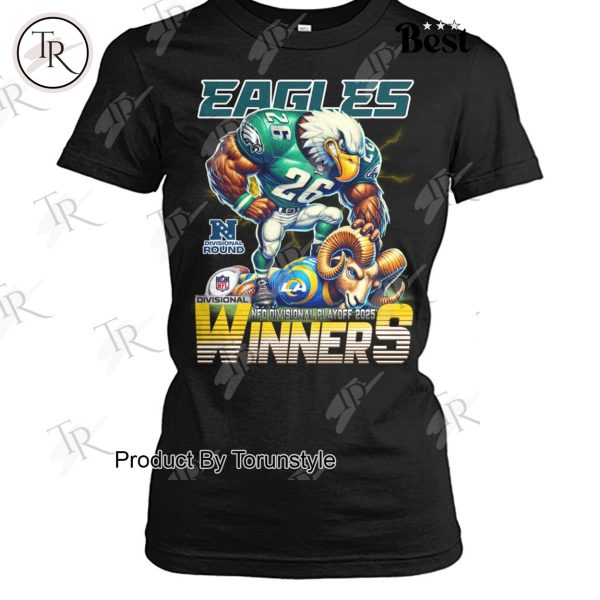 Philadelphia Eagles NFC Divisonal Playoff 2025 Winners T-Shirt