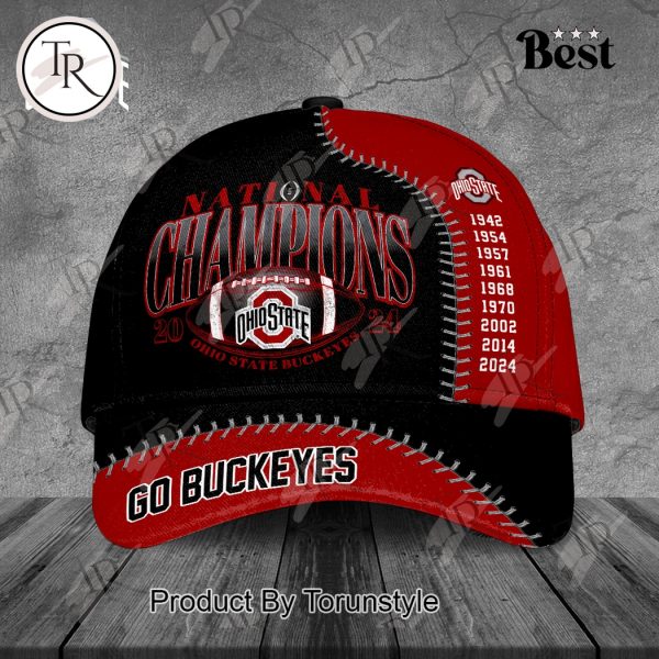 National Champions 20 Ohio State Buckeyes 24, Go Buckeyes Cap