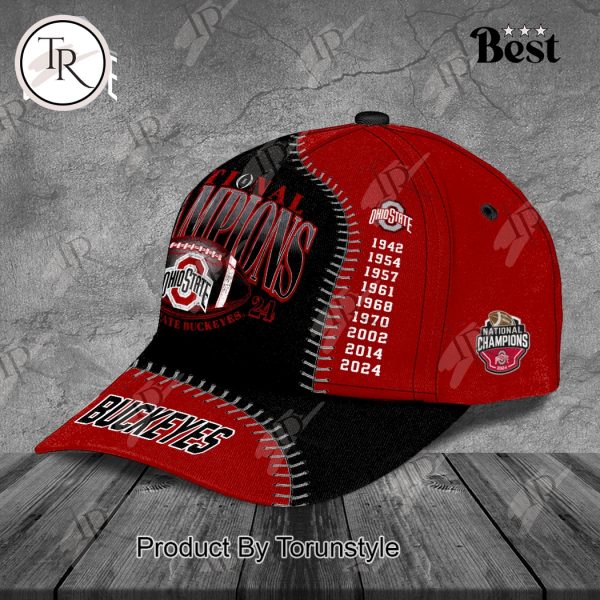 National Champions 20 Ohio State Buckeyes 24, Go Buckeyes Cap