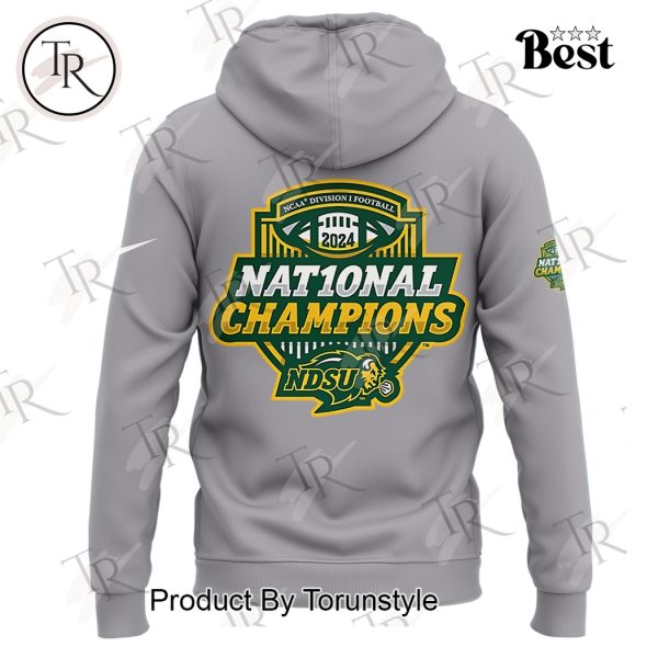 NCAA Division I Football 2024 Nat10nal Champions North Dakota State Bison NCAA Hoodie