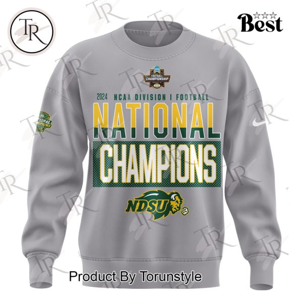 NCAA Division I Football 2024 Nat10nal Champions North Dakota State Bison NCAA Hoodie