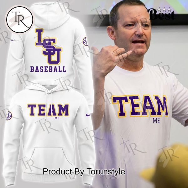 LSU Tigers Baseball NCAA Team Me New Design Hoodie