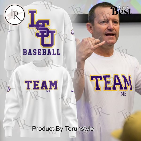 LSU Tigers Baseball NCAA Team Me New Design Hoodie