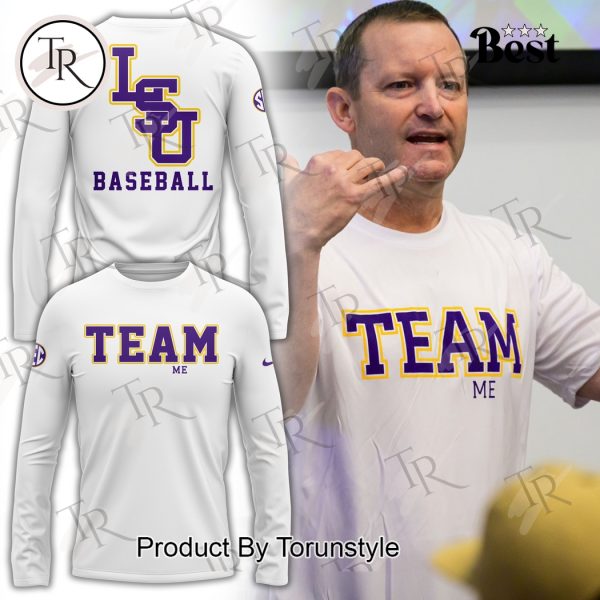 LSU Tigers Baseball NCAA Team Me New Design Hoodie