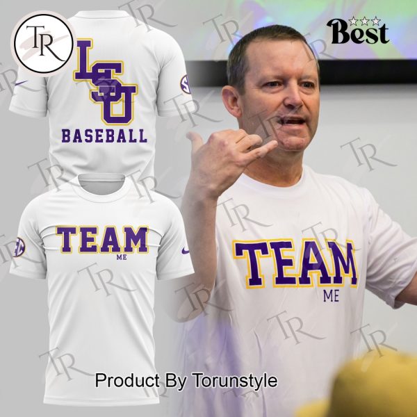 LSU Tigers Baseball NCAA Team Me New Design Hoodie