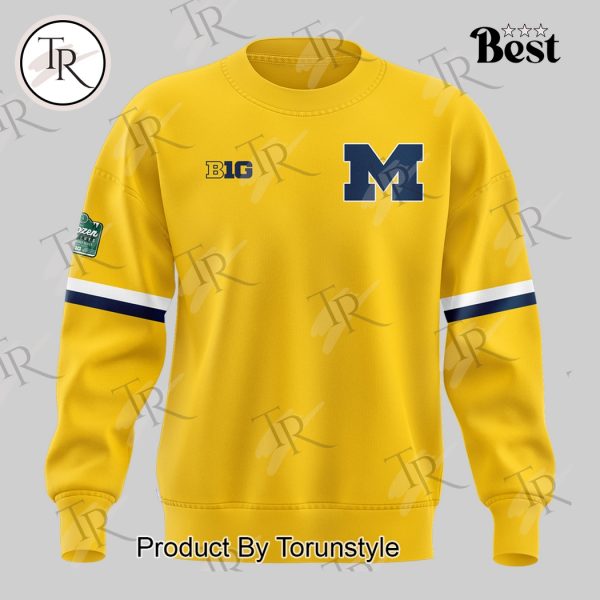 Michigan Wolverines NCAA “B1G” Yellow Edition Hoodie