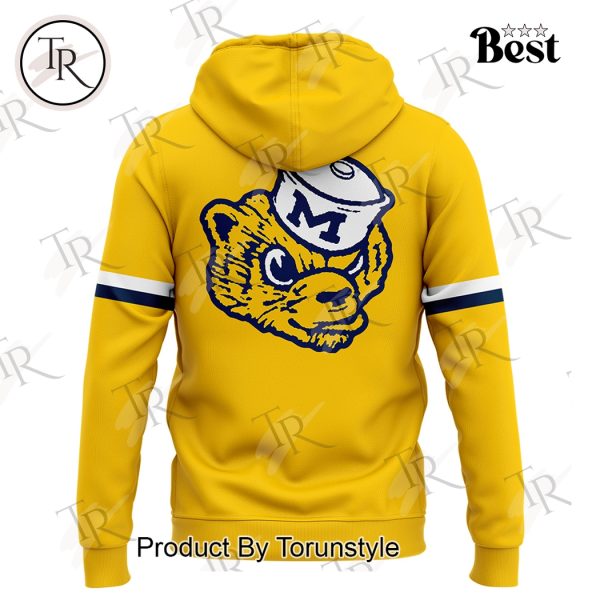 Michigan Wolverines NCAA “B1G” Yellow Edition Hoodie