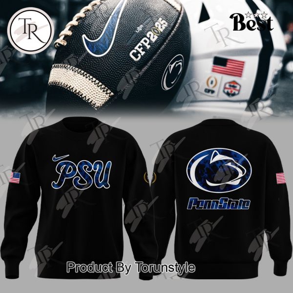 NCAA Penn State Nittany Lions New Black Design Hoodie