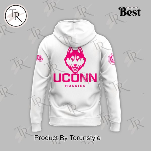 UConn Huskies NCAA Cancer Awareness Night Hoodie – White