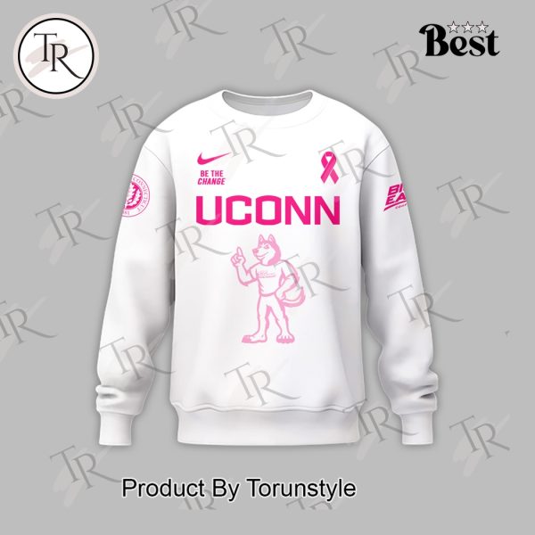 UConn Huskies NCAA Cancer Awareness Night Hoodie – White