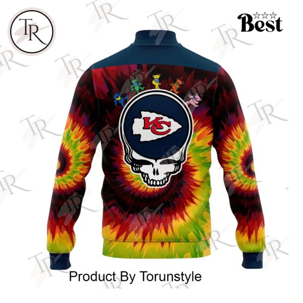 Kansas City Chiefs NFL Grateful Dead Night Baseball Jacket