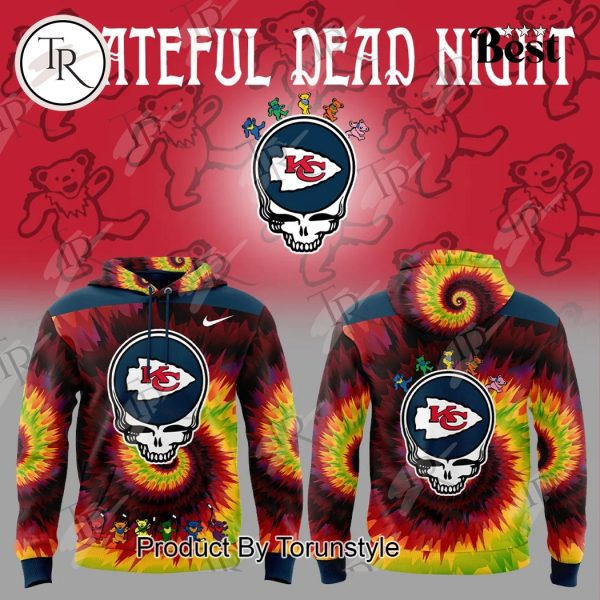 Kansas City Chiefs NFL Grateful Dead Night Hoodie