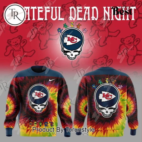 Kansas City Chiefs NFL Grateful Dead Night Hoodie