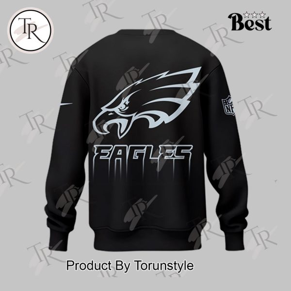 Philadelphia Eagles NFL x Dark Mode All Black 2025 Hoodie