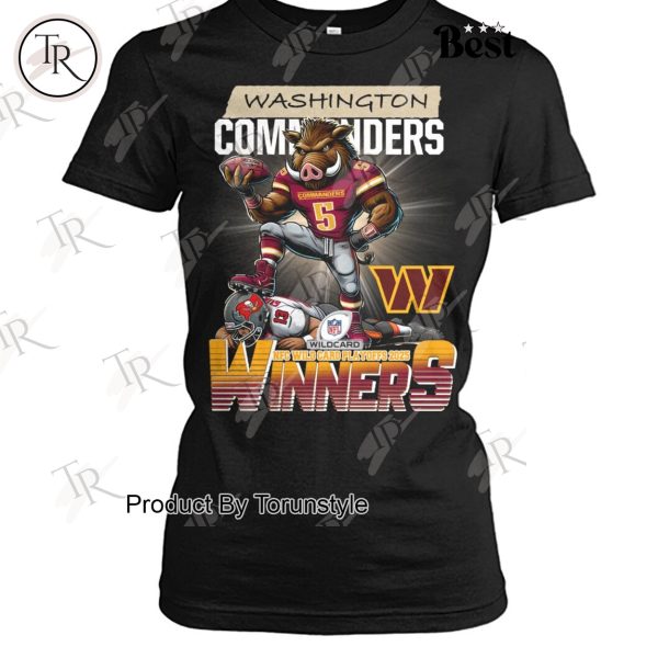 NFL Washington Commanders NFC Wild Card Playoffs 2025 T-Shirt