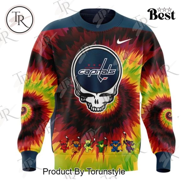 Washington Capitals NHL Grateful Dead Night Hoodie