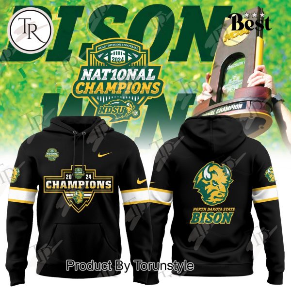 North Dakota State Bison NCAA 2024 Champions Hoodie