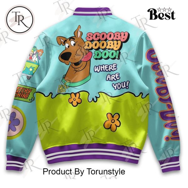 Scooby Dooby Doo! Where Are You! Baseball Jacket