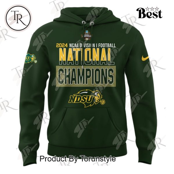 2024 NCAA Division I Football Nat10nal Champions North Dakota State Bison NCAA Hoodie